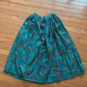 Blue Paisley Skirt Lord & Taylor exclusive